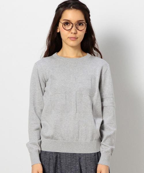 coen（コーエン）の「ナンバリングクルーネックプルオーバー§（ニット/セーター・レディース・ライトグレー/ネイビー・LARGE/MEDIUM）」の17枚目の写真