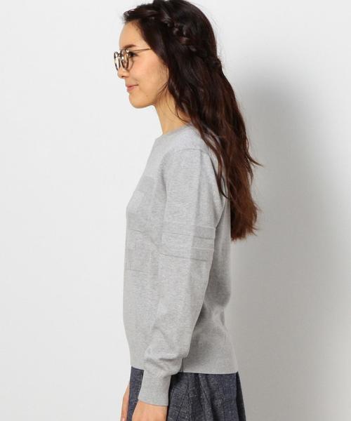 coen（コーエン）の「ナンバリングクルーネックプルオーバー§（ニット/セーター・レディース・ライトグレー/ネイビー・LARGE/MEDIUM）」の19枚目の写真