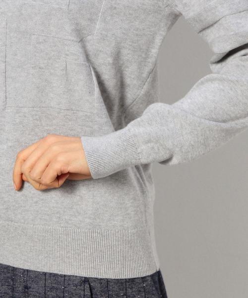 coen（コーエン）の「ナンバリングクルーネックプルオーバー§（ニット/セーター・レディース・ライトグレー/ネイビー・LARGE/MEDIUM）」の10枚目の写真