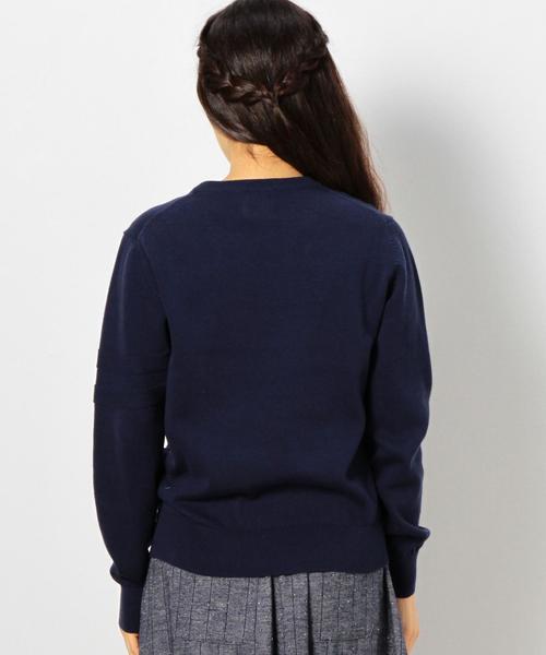 coen（コーエン）の「ナンバリングクルーネックプルオーバー§（ニット/セーター・レディース・ライトグレー/ネイビー・LARGE/MEDIUM）」の13枚目の写真