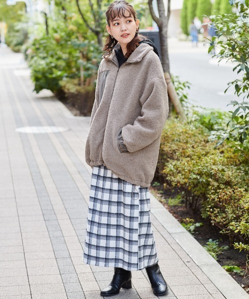 cepo(セポ)の「ボアキリカエオーバーブルゾン(ブルゾン・レディース・グリーン/オフホワイト/ベージュ・M)」の20枚目の写真