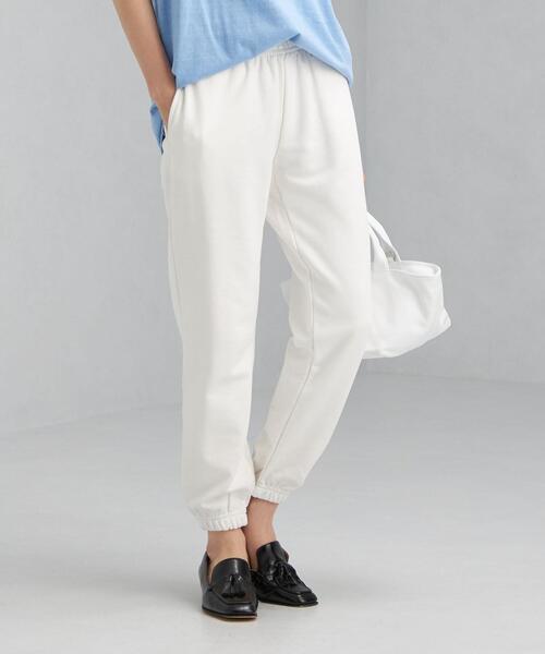 green label relaxing(グリーンレーベルリラクシング)の「<VESTI (ベスティ)> FRENCHTERRY スウェット パンツ(スウェットパンツ・レディース・オフホワイト/グレー・FREE)」の2枚目の写真