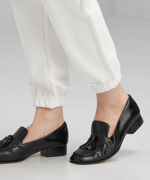 green label relaxing(グリーンレーベルリラクシング)の「<VESTI (ベスティ)> FRENCHTERRY スウェット パンツ(スウェットパンツ・レディース・グレー/オフホワイト・FREE)」の9枚目の写真