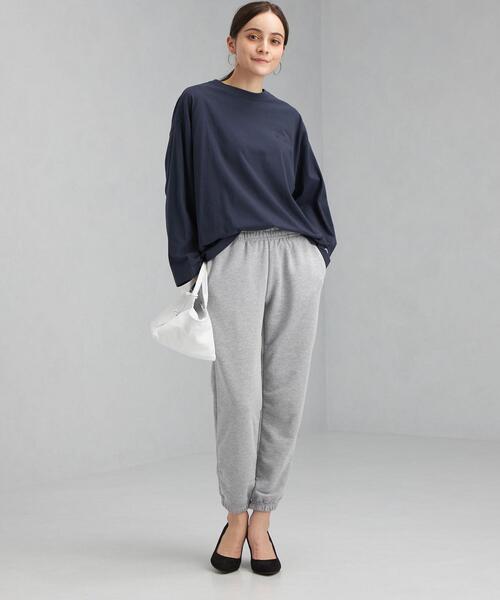 green label relaxing(グリーンレーベルリラクシング)の「<VESTI (ベスティ)> FRENCHTERRY スウェット パンツ(スウェットパンツ・レディース・オフホワイト/グレー・FREE)」の16枚目の写真