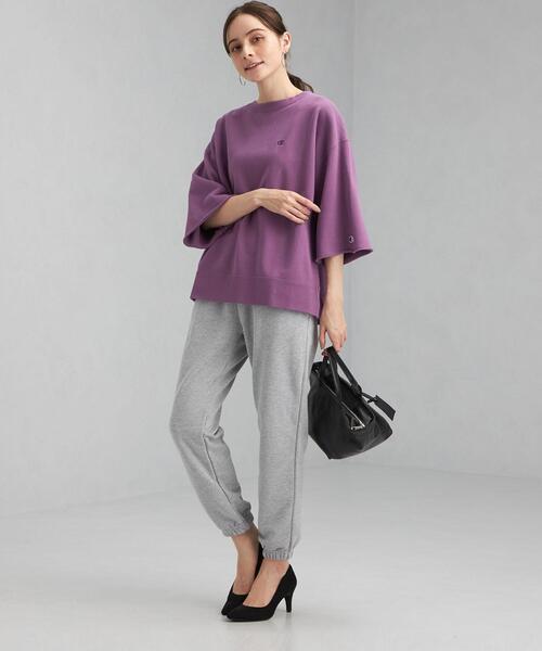 green label relaxing(グリーンレーベルリラクシング)の「<VESTI (ベスティ)> FRENCHTERRY スウェット パンツ(スウェットパンツ・レディース・オフホワイト/グレー・FREE)」の17枚目の写真