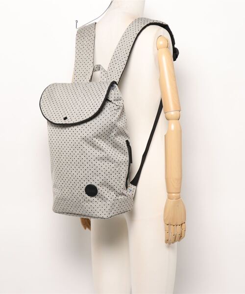 Enter（エンター）の「【当店オリジナル仕様】Enter エンター LS COMPACT HIKER - Special Style リュック/A16LC1639（バックパック/リュック・レディース・ブラック/杢グレー/ドット・FREE）」の6枚目の写真