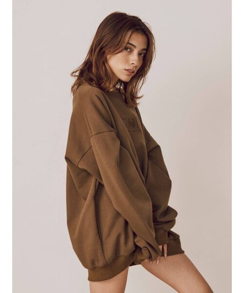 EVRIS（エヴリス）の「サイドポケットスウェットプルオーバー（スウェット・レディース・ブラック/パープル/グリーン・FREE）」の6枚目の写真