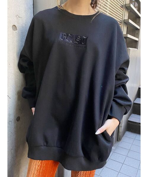 EVRIS（エヴリス）の「サイドポケットスウェットプルオーバー（スウェット・レディース・ブラック/パープル/グリーン・FREE）」の16枚目の写真