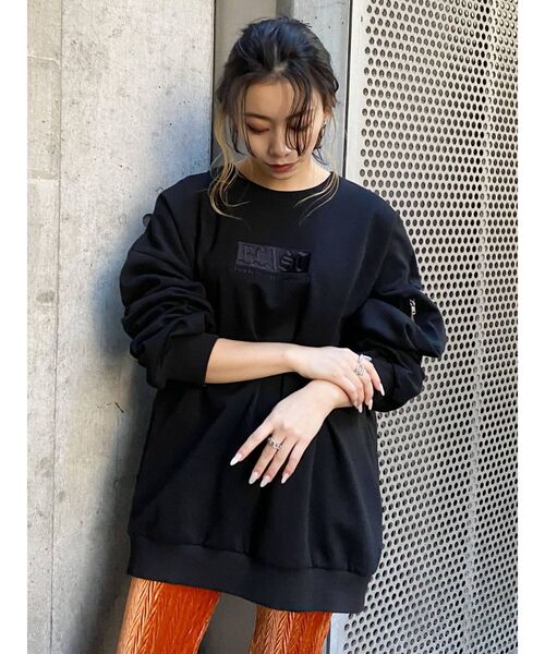 EVRIS（エヴリス）の「サイドポケットスウェットプルオーバー（スウェット・レディース・ブラック/パープル/グリーン・FREE）」の21枚目の写真