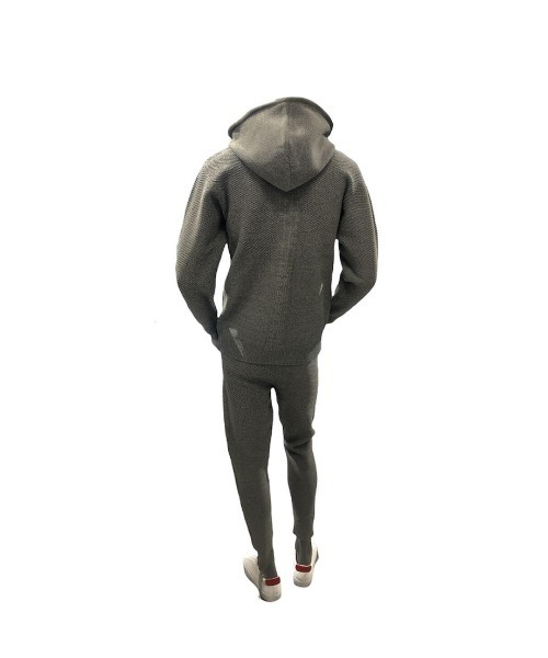 291295=HOMME(ニーキューイチニーキューゴーオム)の「【291295=HOMME】 ポリエステルニット ジョガーパンツ(その他パンツ・メンズ・ブラック系1/グレー系1・2/4/3)」の20枚目の写真