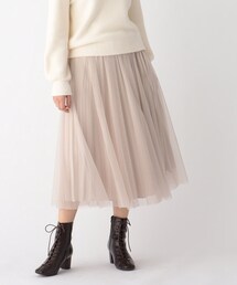 AG by aquagirl | ◆チュール×サテンフレアスカート(スカート)