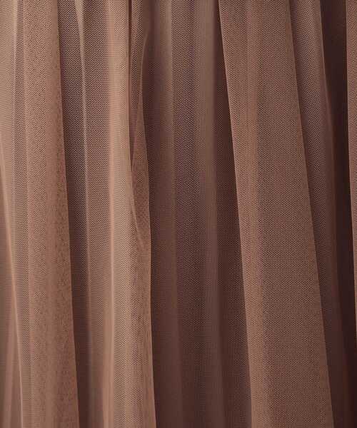 AG by aquagirl（エージーバイアクアガール）の「◆チュール×サテンフレアスカート（スカート・レディース・ブラウン系/ライトグレー/ブラック系4・36/38）」の9枚目の写真