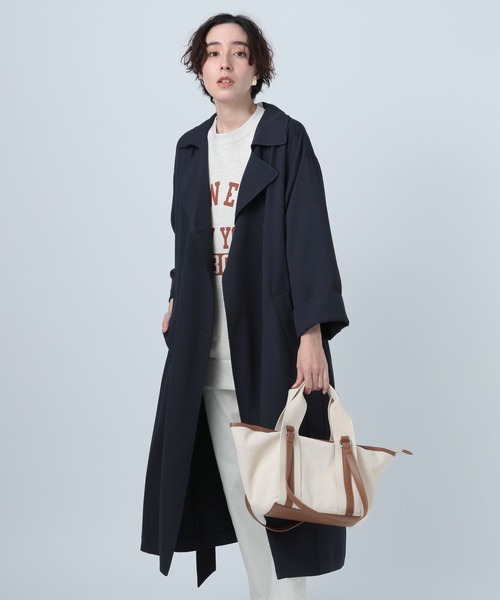 BAYFLOW（ベイフロー）の「トレンチコート（トレンチコート・レディース・ベージュ/ネイビー/ピンク・SMALL/MEDIUM）」の3枚目の写真