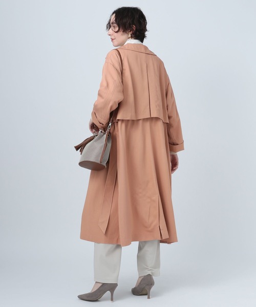 BAYFLOW（ベイフロー）の「トレンチコート（トレンチコート・レディース・ベージュ/ネイビー/ピンク・SMALL/MEDIUM）」の10枚目の写真