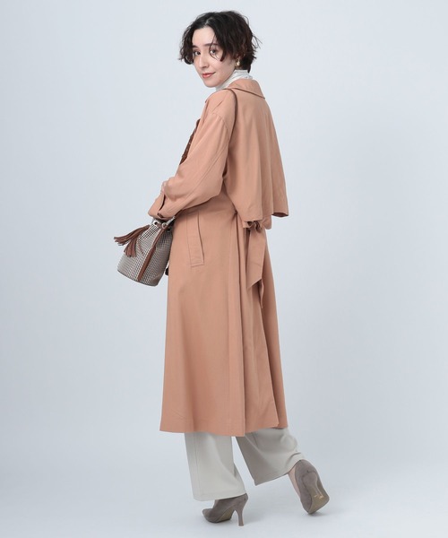 BAYFLOW（ベイフロー）の「トレンチコート（トレンチコート・レディース・ベージュ/ネイビー/ピンク・SMALL/MEDIUM）」の11枚目の写真