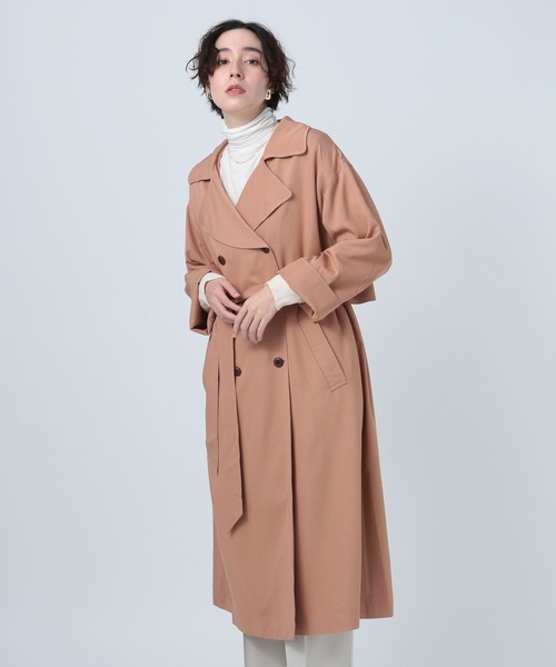BAYFLOW（ベイフロー）の「トレンチコート（トレンチコート・レディース・ベージュ/ネイビー/ピンク・SMALL/MEDIUM）」の14枚目の写真