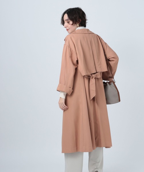 BAYFLOW（ベイフロー）の「トレンチコート（トレンチコート・レディース・ベージュ/ネイビー/ピンク・SMALL/MEDIUM）」の15枚目の写真