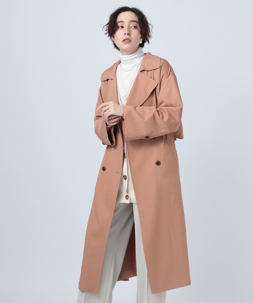 BAYFLOW（ベイフロー）の「トレンチコート（トレンチコート・レディース・ベージュ/ネイビー/ピンク・SMALL/MEDIUM）」の20枚目の写真