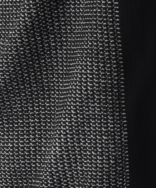 NICOLE CLUB FOR MEN（ニコルクラブフォーメン）の「配色クルーニット（ニット/セーター・メンズ・ホワイト×ブラック/ブラック×ホワイト・MEDIUM/LARGE/X-LARGE）」の6枚目の写真