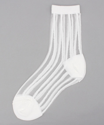 WEGO | WEGO/ピンストライプシースルーソックス(ソックス/靴下)