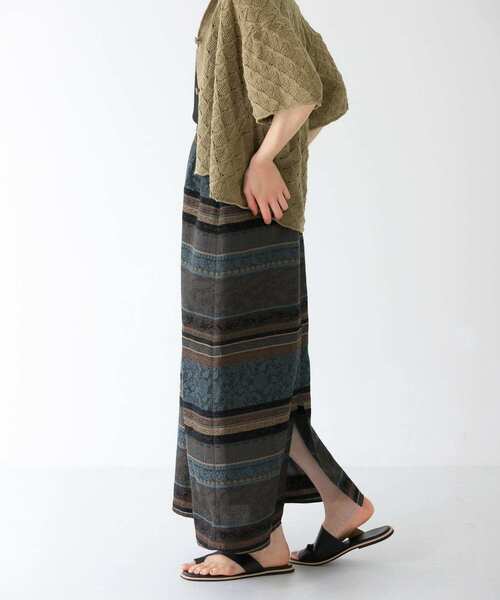 KBF（ケイビーエフ）の「Aラインジャガードスカート（スカート・レディース・グリーン系その他/ブルー系その他・ONE）」の12枚目の写真