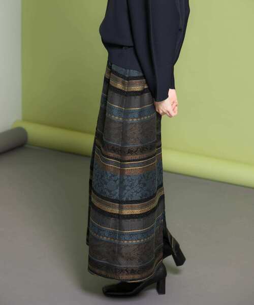 KBF（ケイビーエフ）の「Aラインジャガードスカート（スカート・レディース・グリーン系その他/ブルー系その他・ONE）」の18枚目の写真
