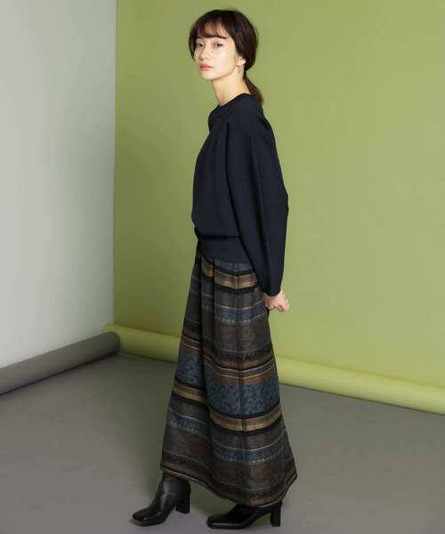 KBF（ケイビーエフ）の「Aラインジャガードスカート（スカート・レディース・グリーン系その他/ブルー系その他・ONE）」の21枚目の写真