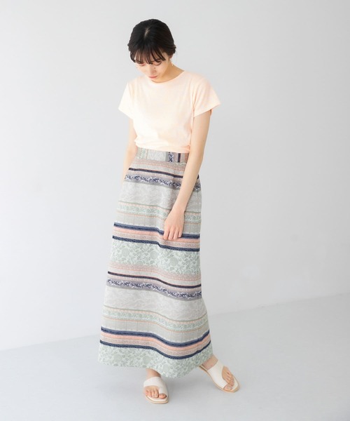 KBF（ケイビーエフ）の「Aラインジャガードスカート（スカート・レディース・グリーン系その他/ブルー系その他・ONE）」の10枚目の写真