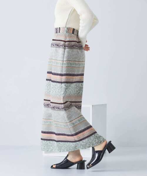 KBF（ケイビーエフ）の「Aラインジャガードスカート（スカート・レディース・グリーン系その他/ブルー系その他・ONE）」の19枚目の写真