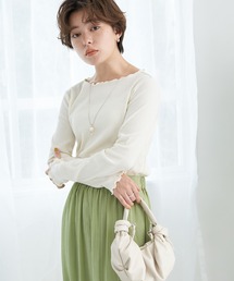 earth music&ecology | リブメロートップス(Tシャツ/カットソー)