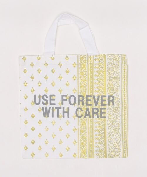 チャイハネ（チャイハネ）の「【チャイハネ】ハクリィミニエコバッグ（エコバッグ/サブバッグ・レディース・ホワイト/ブラック/パープル/ピンク/イエロー/ブルー・FREE）」の2枚目の写真