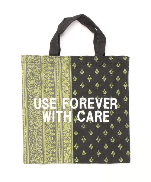 チャイハネ（チャイハネ）の「【チャイハネ】ハクリィミニエコバッグ（エコバッグ/サブバッグ・レディース・ホワイト/ブラック/パープル/ピンク/イエロー/ブルー・FREE）」の3枚目の写真