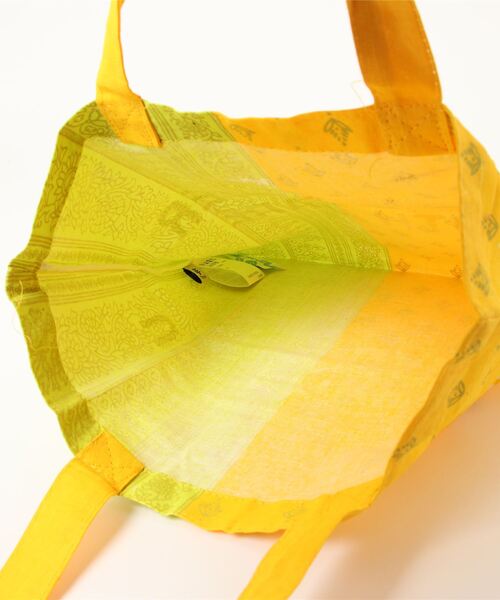 チャイハネ（チャイハネ）の「【チャイハネ】ハクリィミニエコバッグ（エコバッグ/サブバッグ・レディース・ホワイト/ブラック/パープル/ピンク/イエロー/ブルー・FREE）」の9枚目の写真