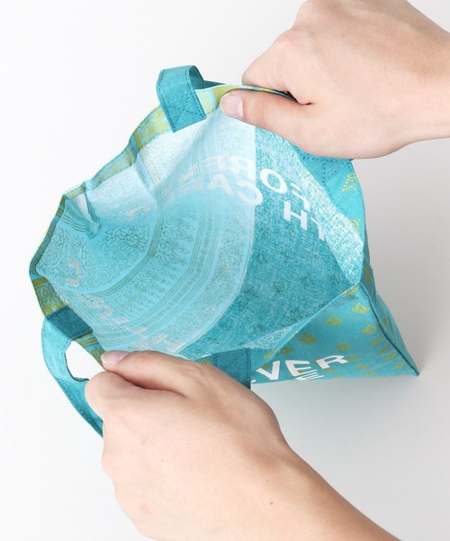 チャイハネ（チャイハネ）の「【チャイハネ】ハクリィミニエコバッグ（エコバッグ/サブバッグ・レディース・ホワイト/ブラック/パープル/ピンク/イエロー/ブルー・FREE）」の11枚目の写真