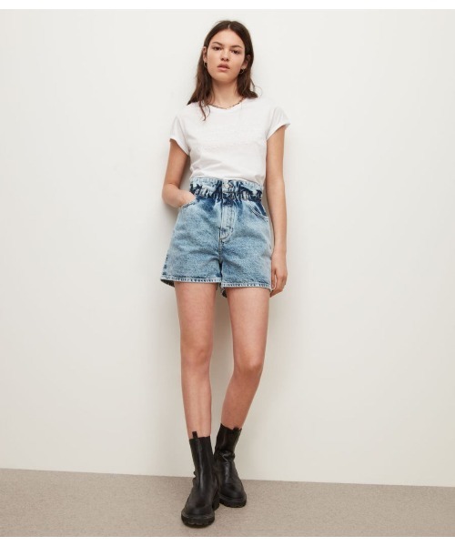 ALLSAINTS（オールセインツ）の「ADDRESS ANNA TEE | アドレス アナ Tシャツ（Tシャツ/カットソー・レディース・ブラック・4/8/6/10）」の8枚目の写真