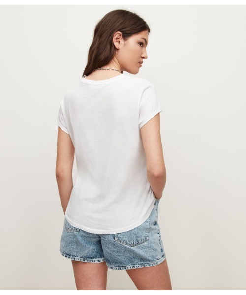 ALLSAINTS（オールセインツ）の「ADDRESS ANNA TEE | アドレス アナ Tシャツ（Tシャツ/カットソー・レディース・ブラック・4/8/6/10）」の10枚目の写真