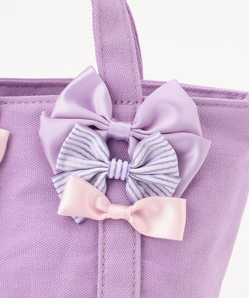 ANY（エニィ）の「2WAYリボン ショルダーバック（ショルダーバッグ・キッズ・ネイビー系/ライラック系・F）」の7枚目の写真
