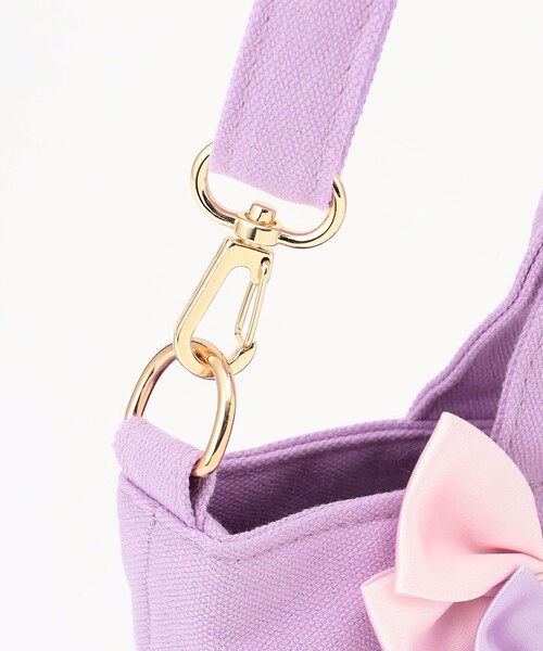 ANY（エニィ）の「2WAYリボン ショルダーバック（ショルダーバッグ・キッズ・ネイビー系/ライラック系・F）」の8枚目の写真