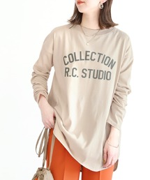 ロゴプリントロンTシャツ