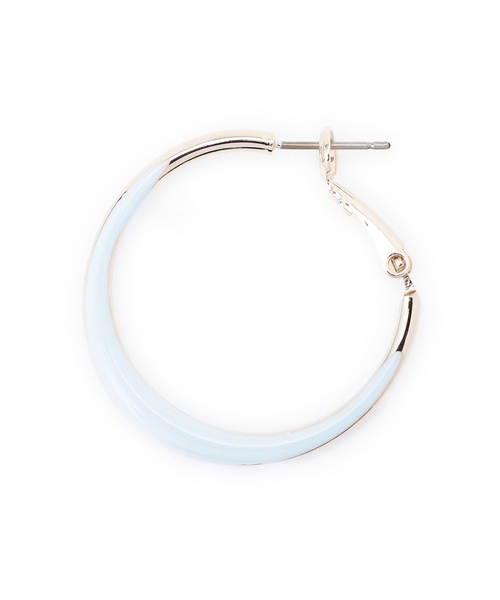 green label relaxing(グリーンレーベルリラクシング)の「GC EPOフープ/ピアス(ピアス(両耳用)・レディース・オフホワイト/ブラック/ライトピンク/ライトブルー・フリー)」の5枚目の写真