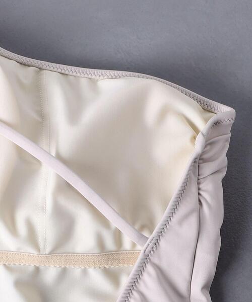 UNITED ARROWS（ユナイテッドアローズ）の「＜PROTAGONISTA（プロタゴニスタ）＞ワンショルダー ワンピース（水着・レディース・ベージュ・FREE）」の9枚目の写真