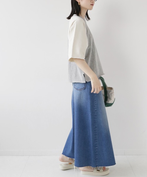 JOURNAL STANDARD relume(ジャーナルスタンダード レリューム)の「ハイショクラグランスウェット(Tシャツ/カットソー・レディース・ホワイト/グレー/グリーン・FREE)」の13枚目の写真