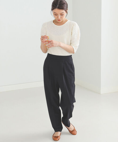 BEAMS HEART（ビームスハート）の「BEAMS HEART / ボリュームスリーブ プルオーバー（Tシャツ/カットソー・レディース・ホワイト系その他5/ケリー/パープル系その他5・FREE）」の6枚目の写真