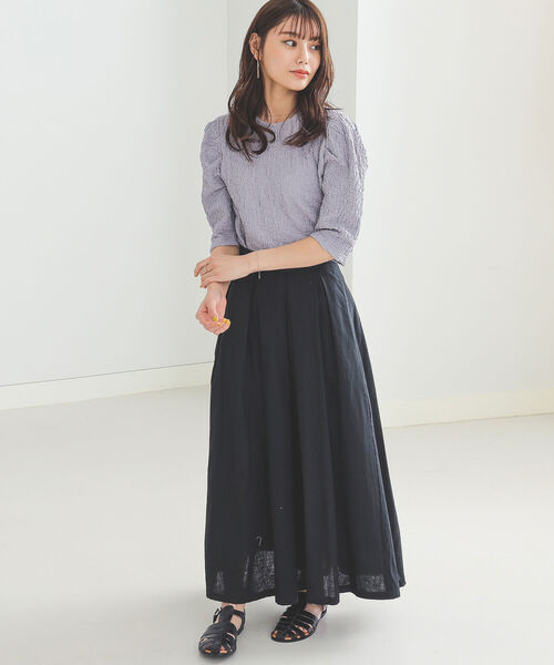 BEAMS HEART（ビームスハート）の「BEAMS HEART / ボリュームスリーブ プルオーバー（Tシャツ/カットソー・レディース・ホワイト系その他5/ケリー/パープル系その他5・FREE）」の14枚目の写真