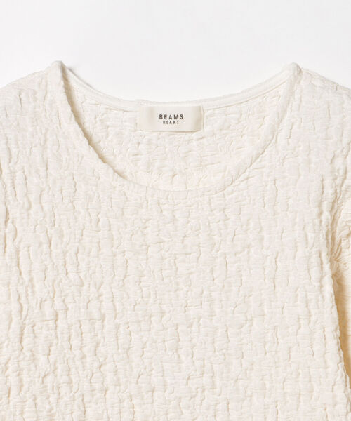 BEAMS HEART（ビームスハート）の「BEAMS HEART / ボリュームスリーブ プルオーバー（Tシャツ/カットソー・レディース・ホワイト系その他5/ケリー/パープル系その他5・FREE）」の16枚目の写真