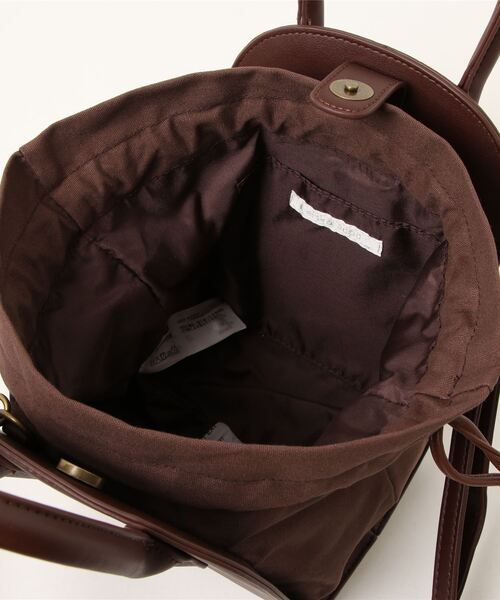 ehka sopo（エヘカソポ）の「コンビ巾着ショルダーバッグ（ショルダーバッグ・レディース・ブラック/ブラウン/キャメル・ﾌﾘ-）」の8枚目の写真