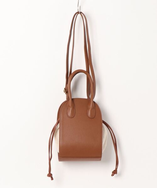 ehka sopo（エヘカソポ）の「コンビ巾着ショルダーバッグ（ショルダーバッグ・レディース・ブラック/ブラウン/キャメル・ﾌﾘ-）」の11枚目の写真