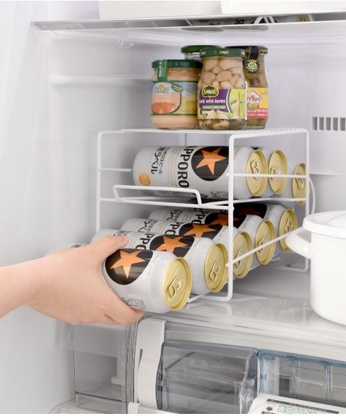 東急ハンズ(トウキュウハンズ)の「新潟・燕三条ブランド 上にも置ける缶ストッカー 500mL 缶8本収納(キッチン収納)」|その他1
