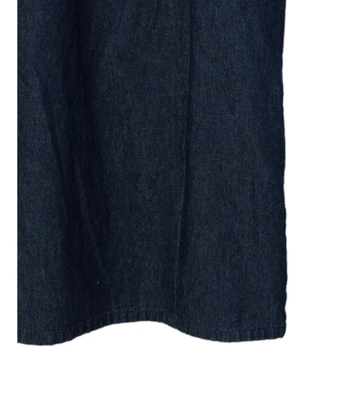 earth music&ecology（アースミュージックアンドエコロジー）の「デニムキャミワンピース（ワンピース・レディース・ブラック/インディゴブルー・FREE）」の6枚目の写真