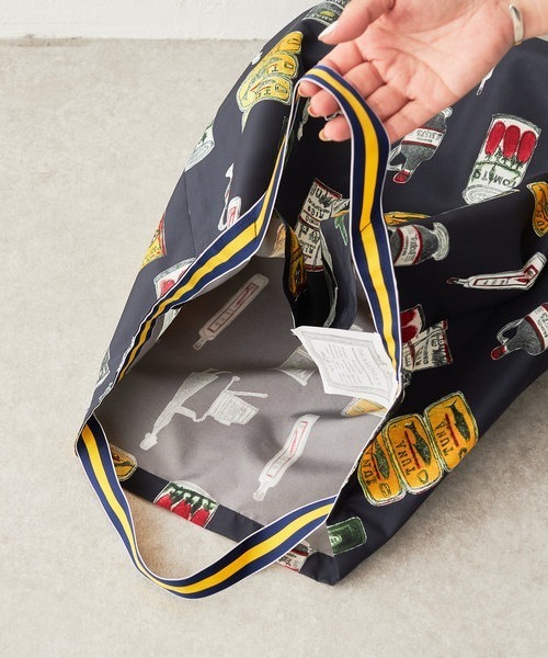 BEARDSLEY（ビアズリー）の「MarketエコBAG（トートバッグ・レディース・ネイビー・FREE）」の2枚目の写真